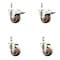 Service Caster 3 Inch 316SS High Temp Glass Filled Nylon 3/8 Inch Stem Caster Lock Brake, 2PK SS316TSTTL20S314-GFNSHT-381615-2-S2 - alternate 1
